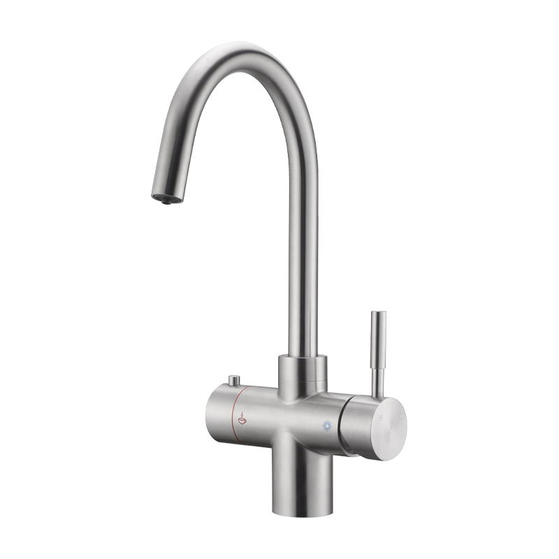 Office Polish All-In-One Round Manual Faucet